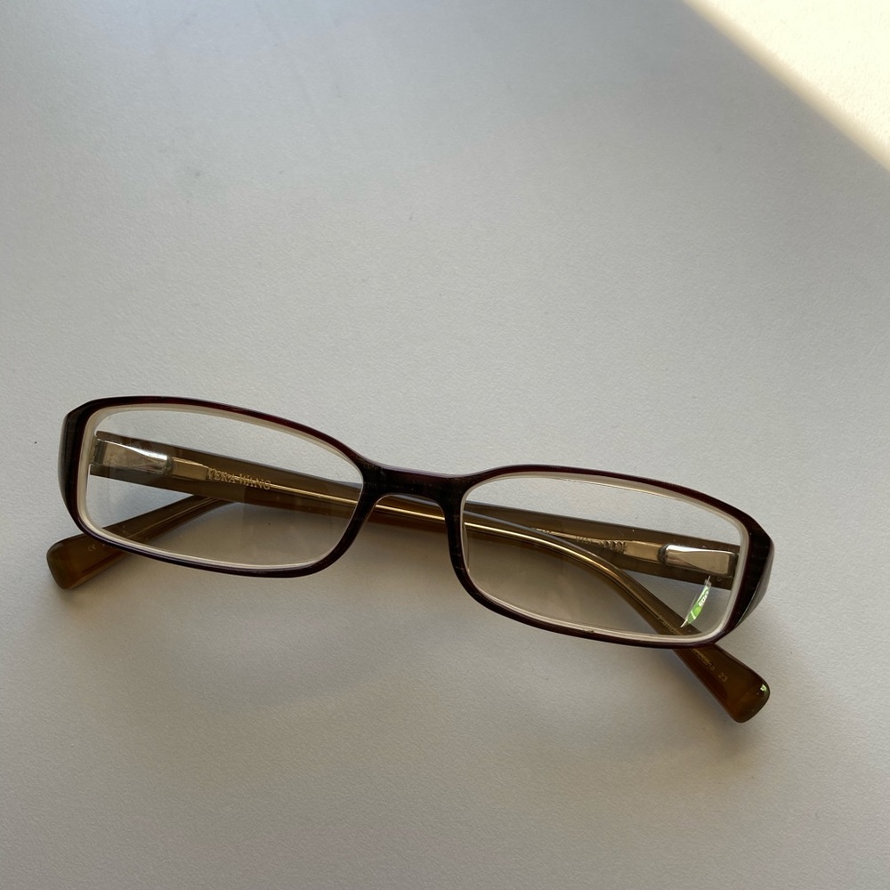 Vera Wang Eyeglasses V187 Brown Orchid